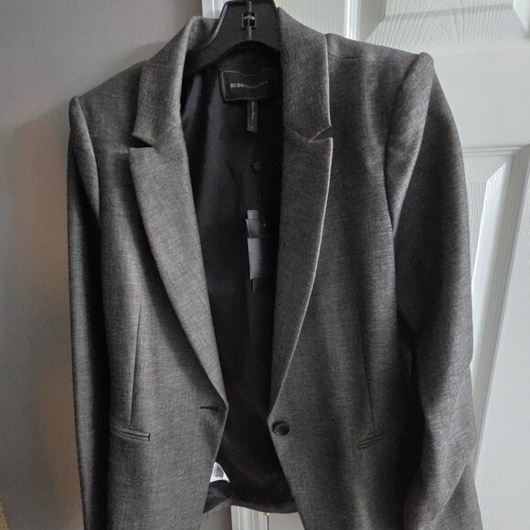 BCBGMaxAzria Gray Blazer - Picture 1 of 8